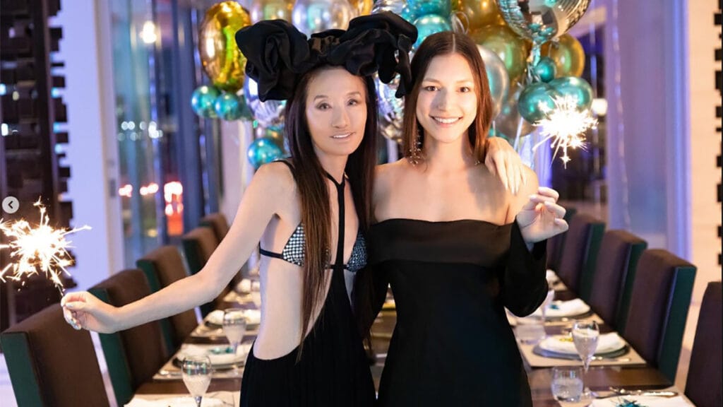 Vera Wang Stuns in Revealing New Year's Eve Party Dress