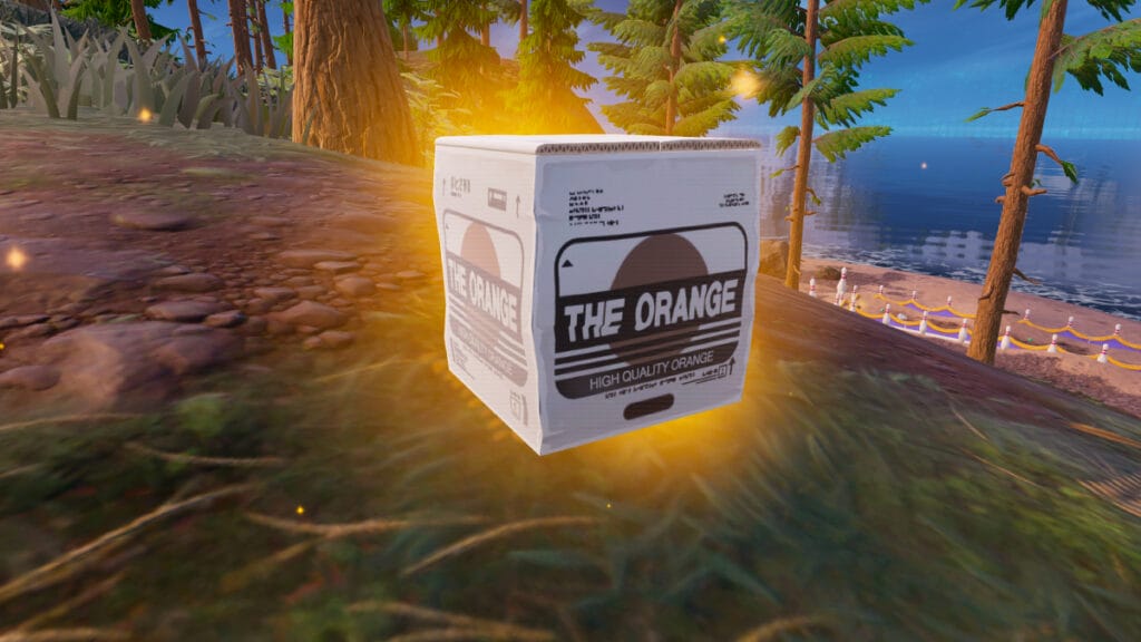 fortnite cardboard box where to find cardboard box