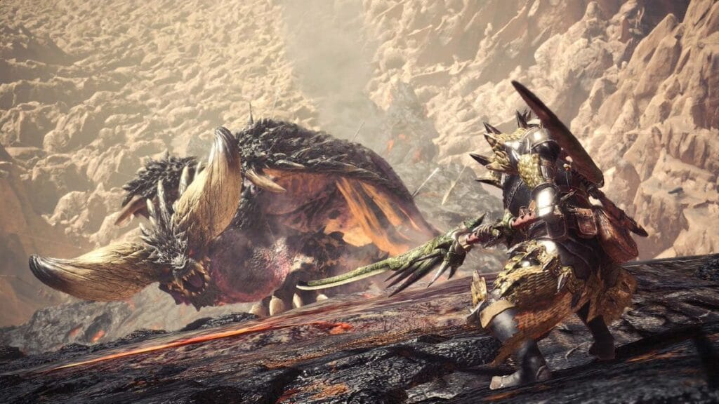 Huntsman with a Longsword vs Nergigante