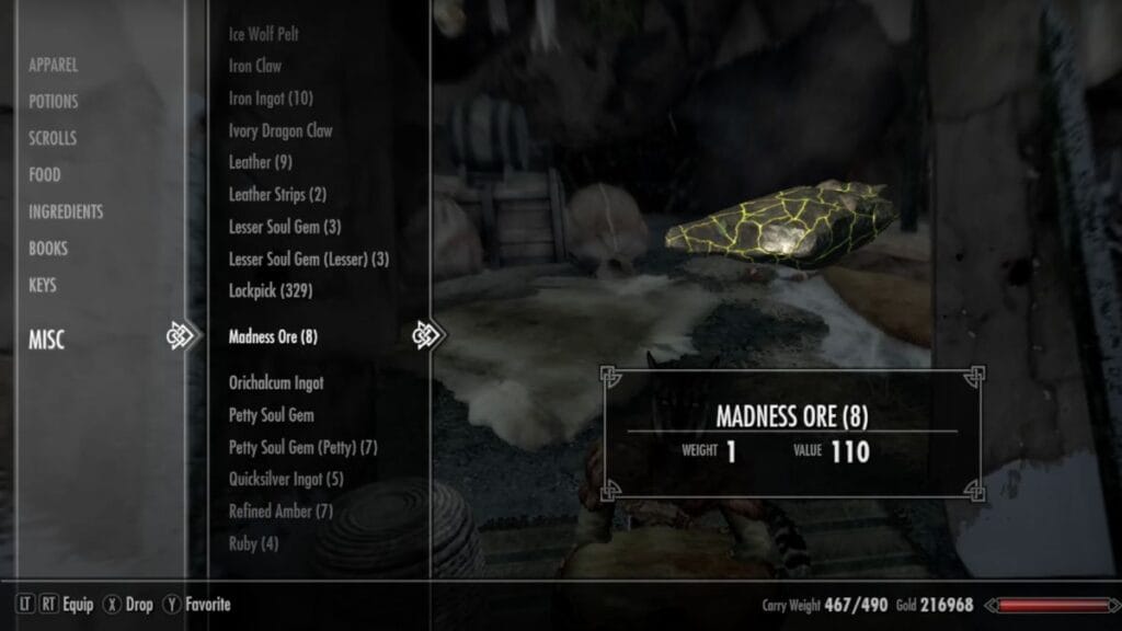 Skyrim: Madness Ore