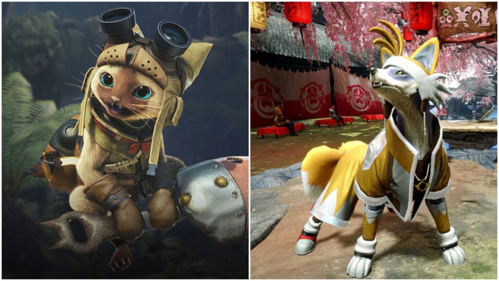 Monster Hunter World vs Rise comparison image