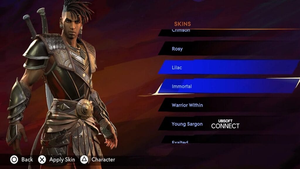 Immortal Skin in Prince of Persia