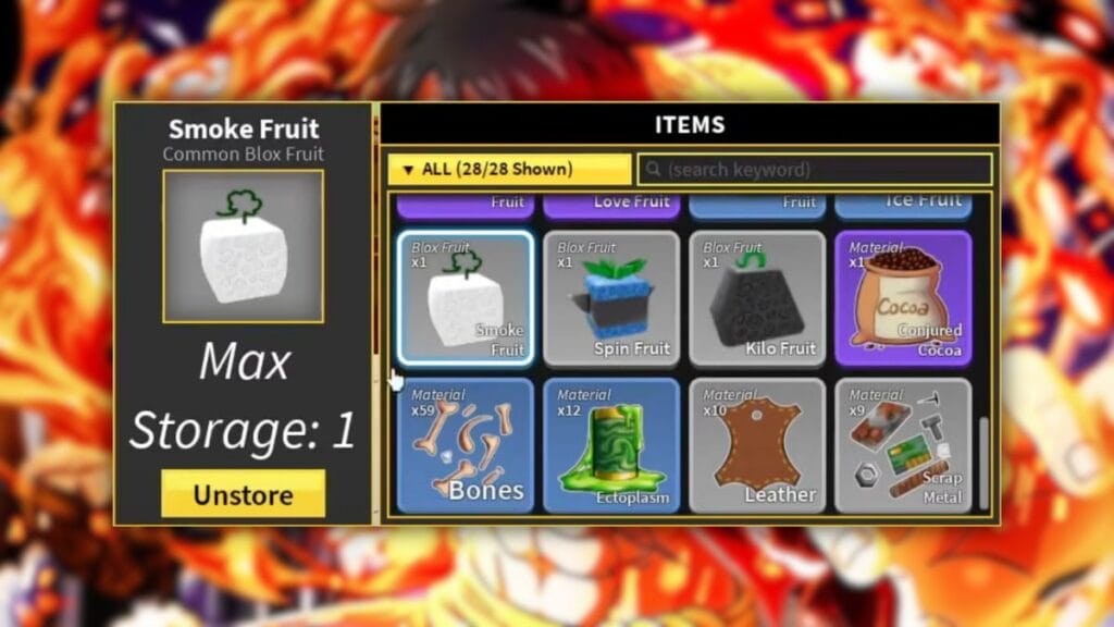 Smoke Fruit in Blox Fruits