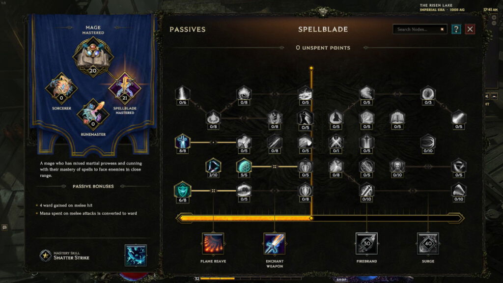 Best Spellblade Build Last Epoch Passives