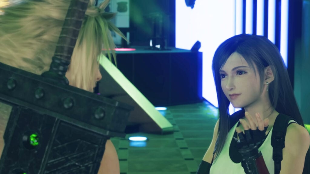 Tifa looking at Cloud