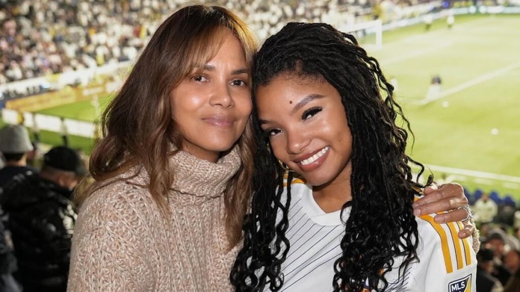 Halle Berry and Halle Bailey.