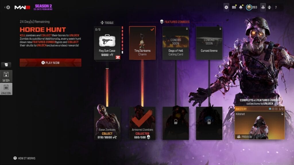 Warzone Season 2 Horde Hunt Rewards