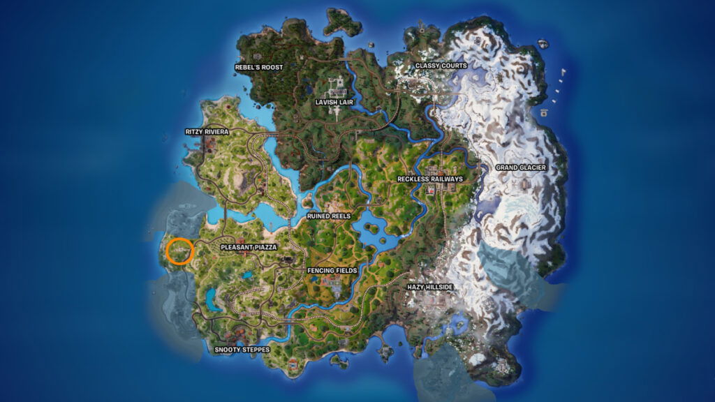 How To Complete Dig Mosaic Caches Around The Coastal Columns Quest in Fortnite