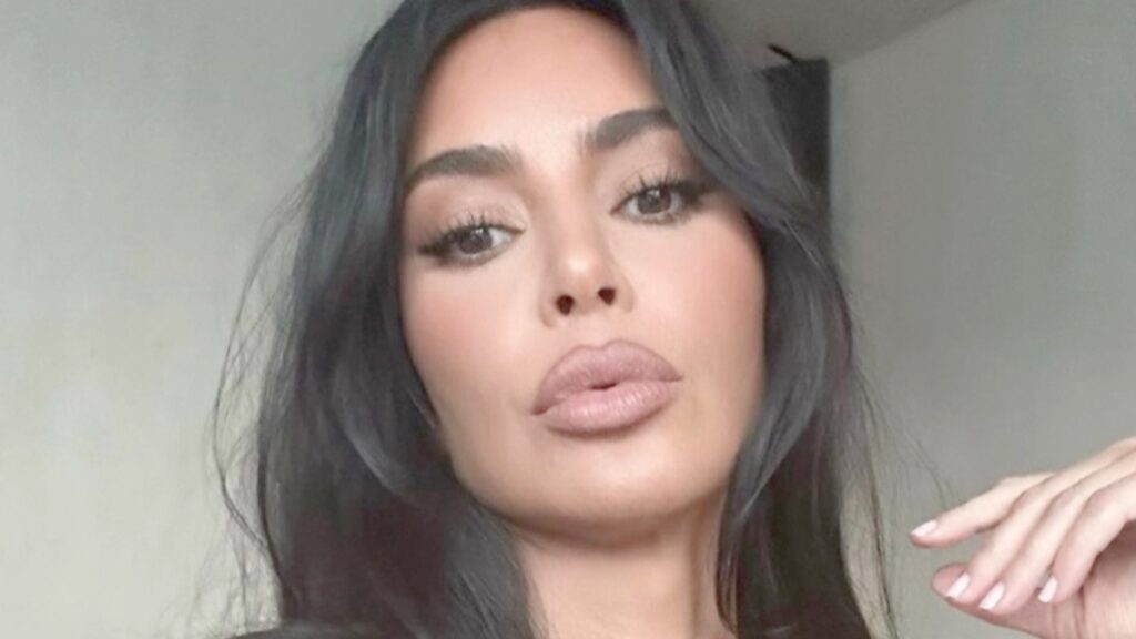 Kim Kardashian close up