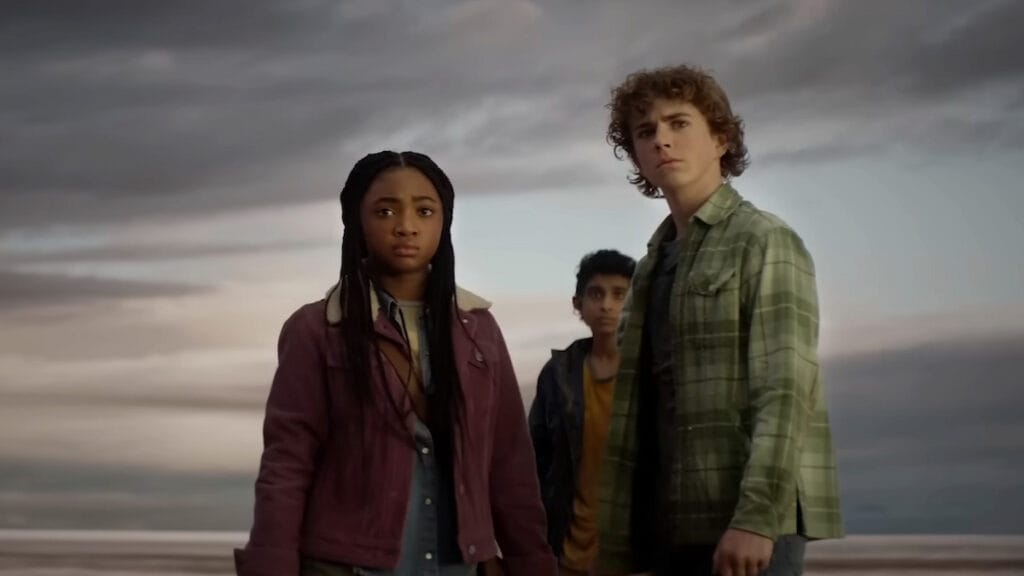 Percy, Annabeth, and Grover in Percy Jackson and the Olympians