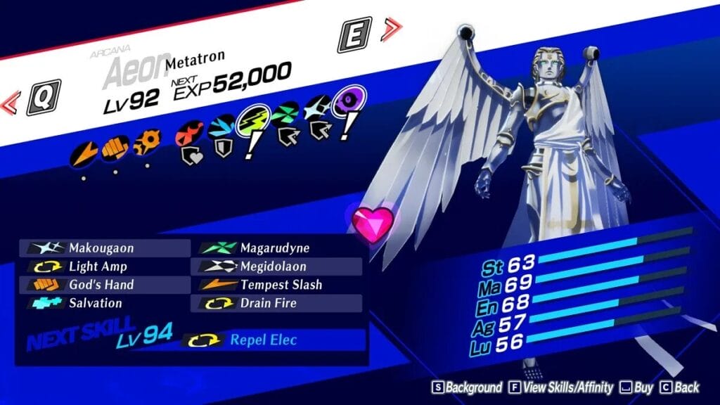 persona 3 reload metatron