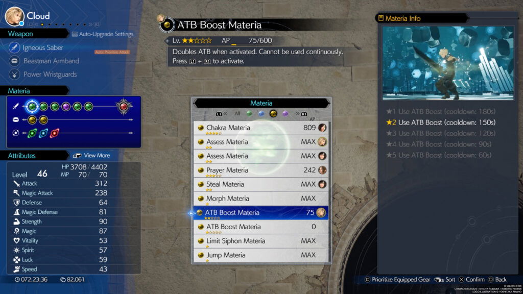 ATB Boost Materia