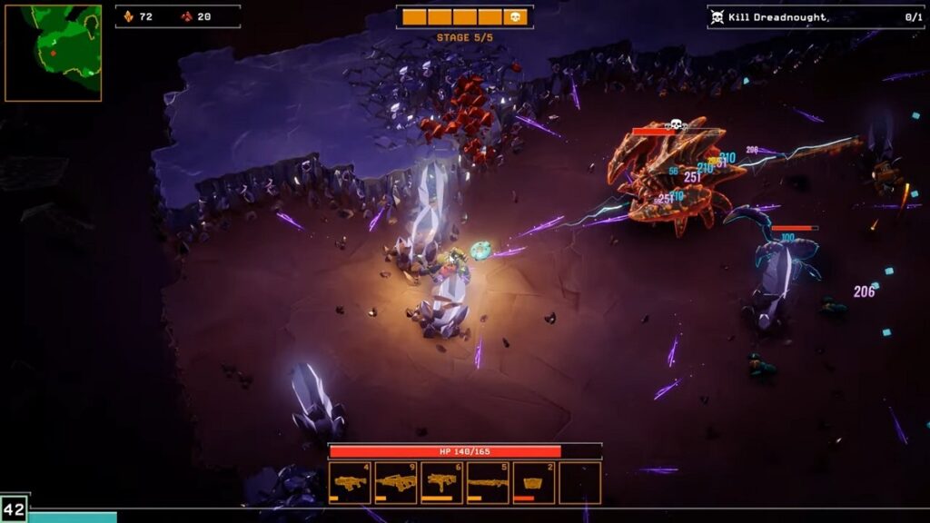 Defeating Dreadnought in Deep Rock Galactic Survivor