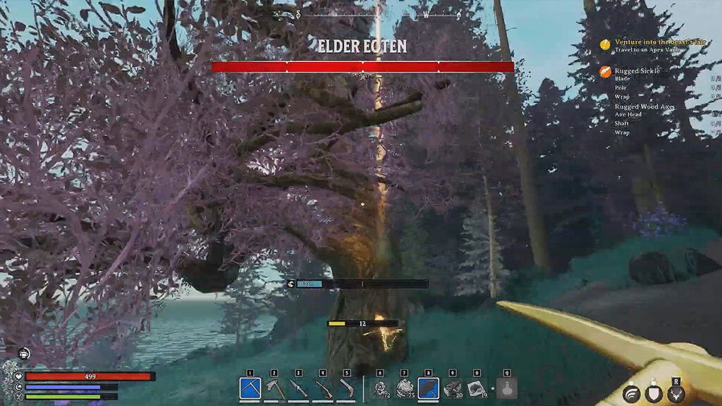 Explore Forest Hunt Until Elder Eoten's Health Bar Appears