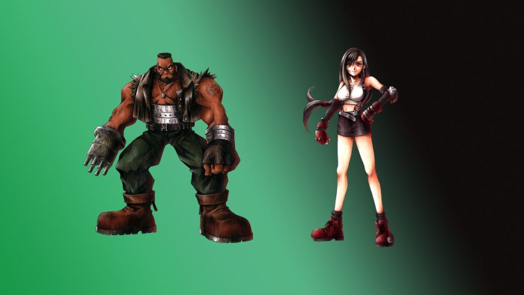 final fantasy 7 barret and tifa