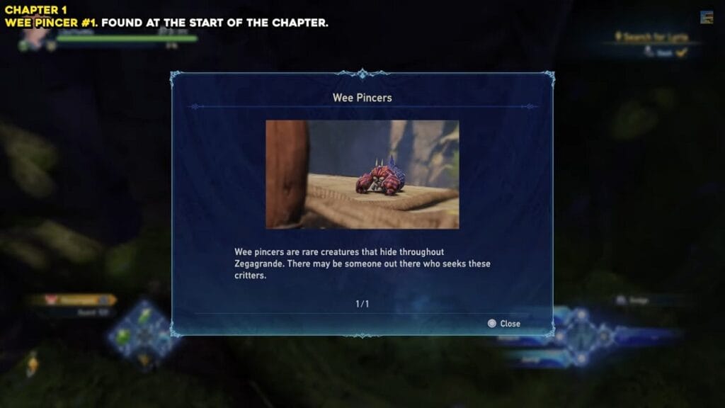 Wee Pincer Location in Granblue Fantasy Relink