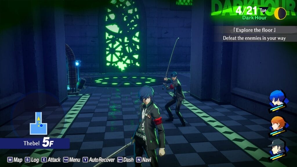 persona 3 reload tartarus makoto and junpei