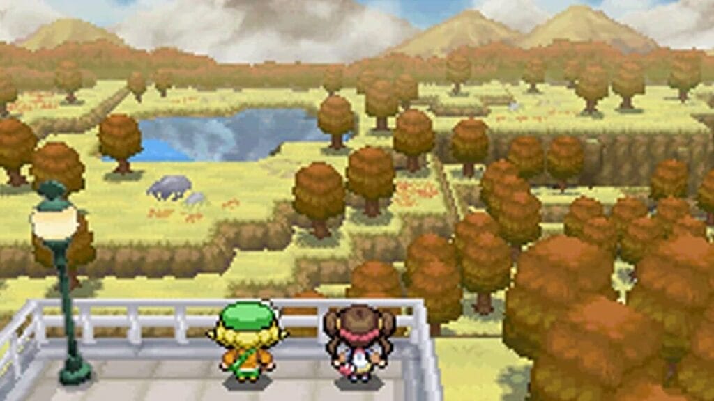 pokemon black and white autumn