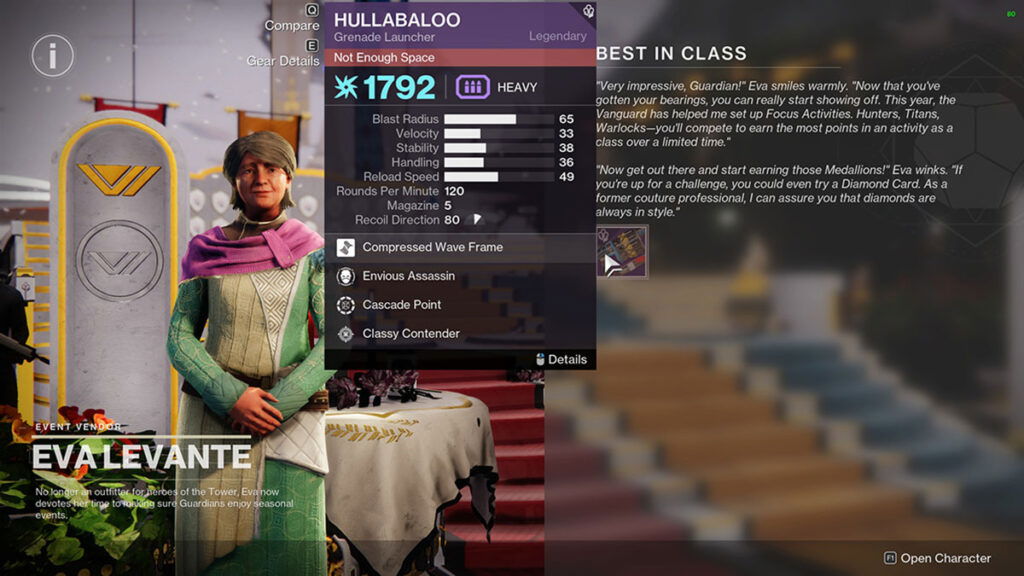 Destiny 2 Best In Class Quest