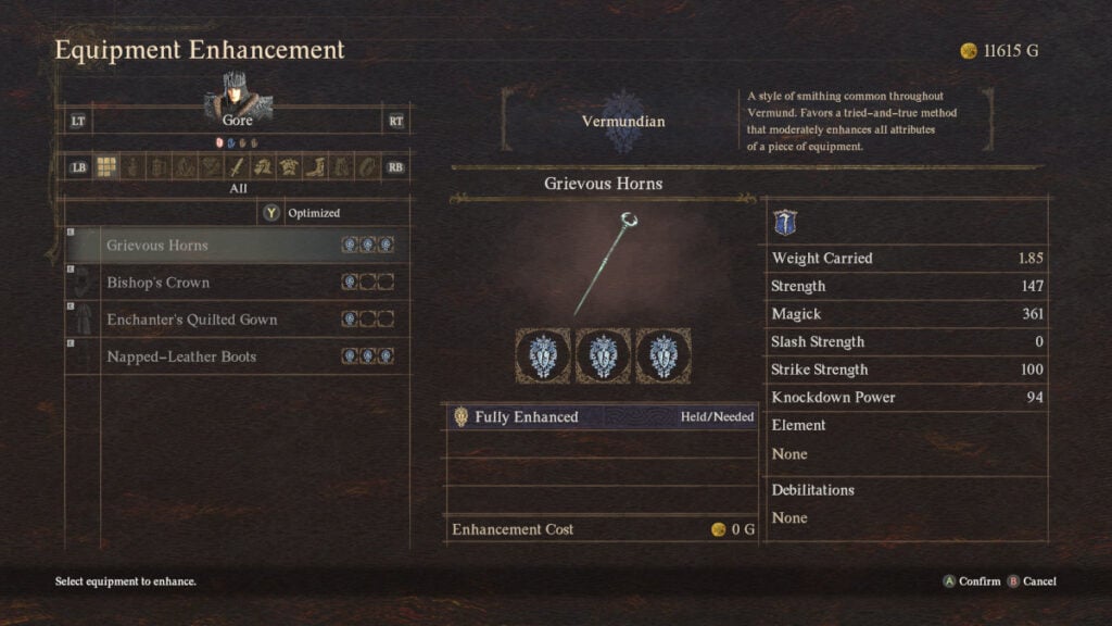 Dragon's Dogma 2 Armorer Clothing Armor Enhance