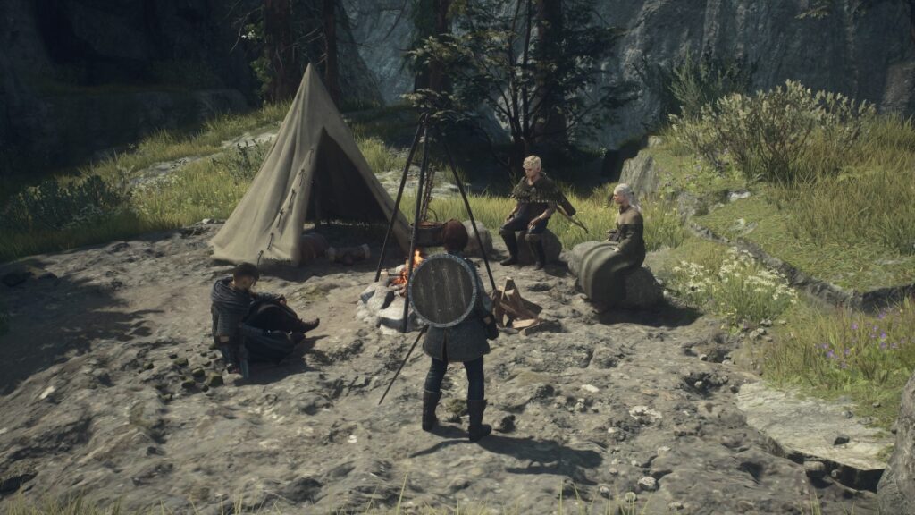 Arisen and Pawns camping