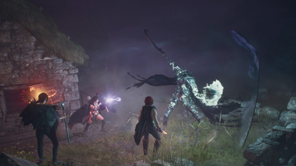 Arisen fighting a Dullahan