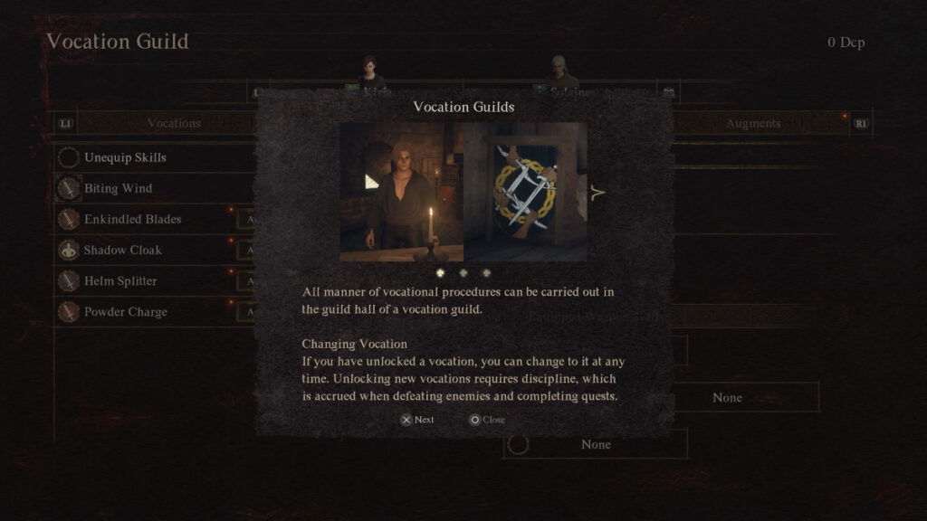 Vocation Guild Explanation