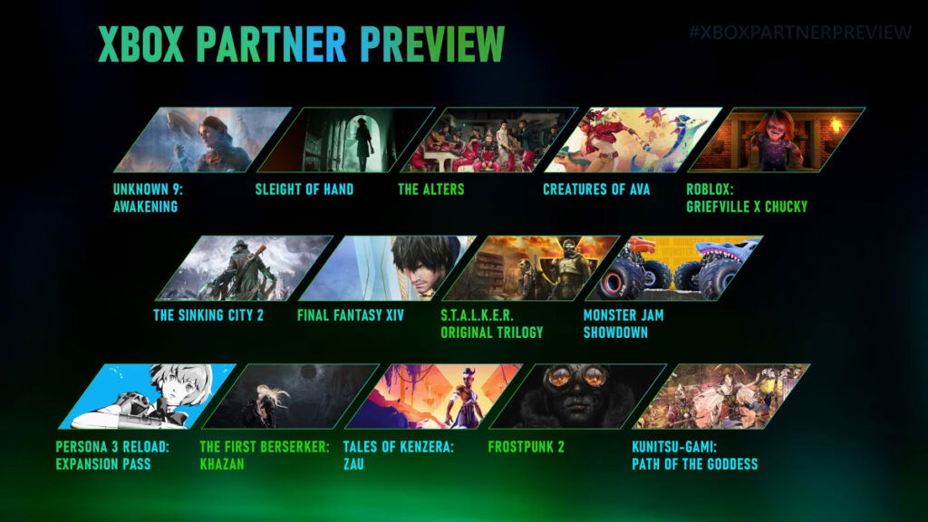 Everything in Xbox March 2024 Partner Preview Listed