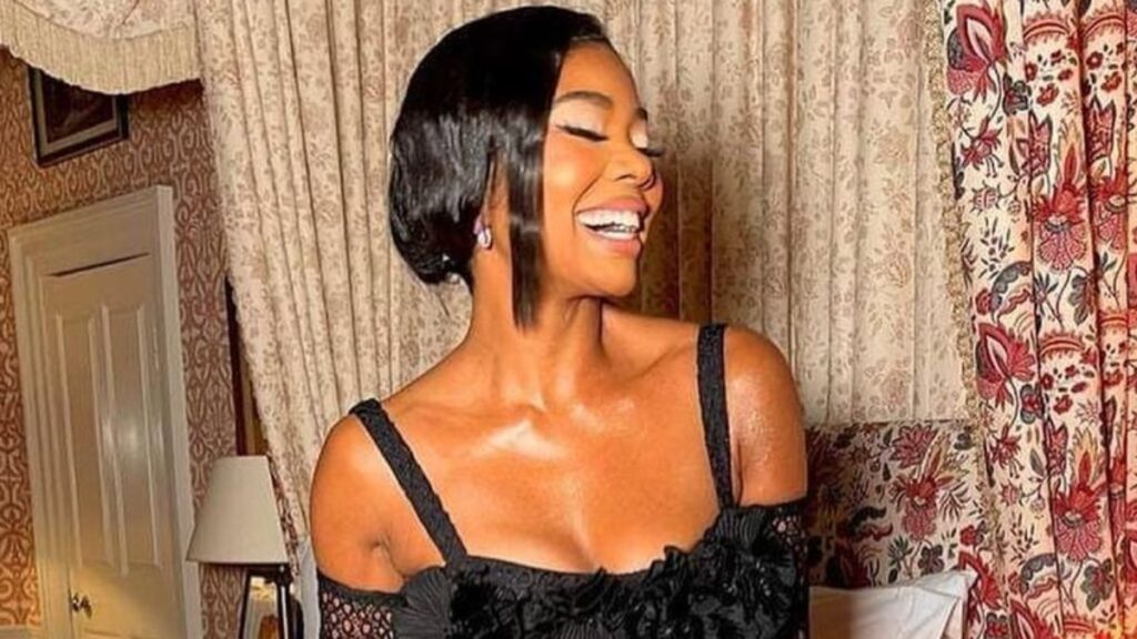 Gabrielle Union rocks a black dress