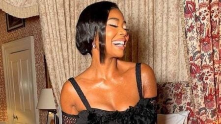 Gabrielle Union rocks a black dress