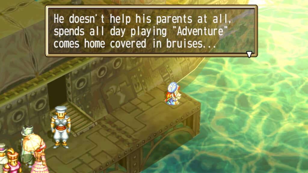 Grandia Letter Scene Beginning