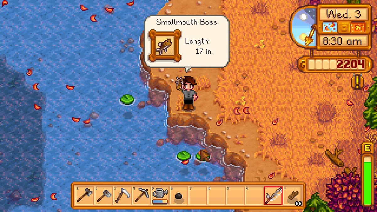 How To Get the Smallmouth Bass in Stardew Valley The Nerd Stash