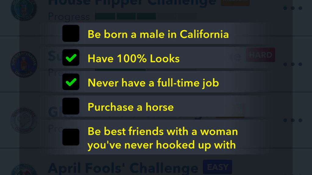 bitlife ken enough challenge tasks