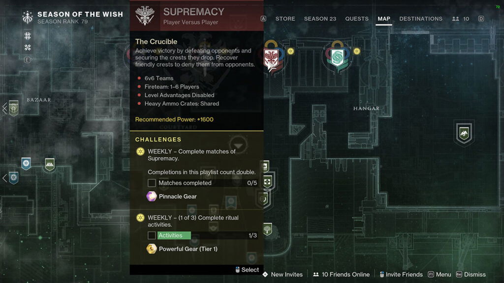 Supremacy Medallions Destiny 2