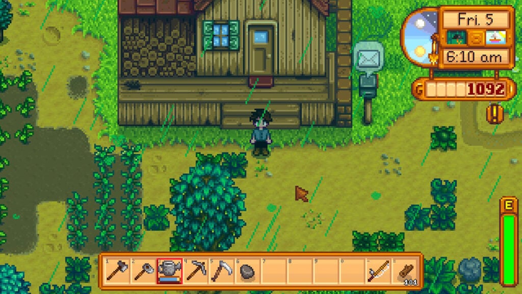 The Green Rain in Stardew Valley.