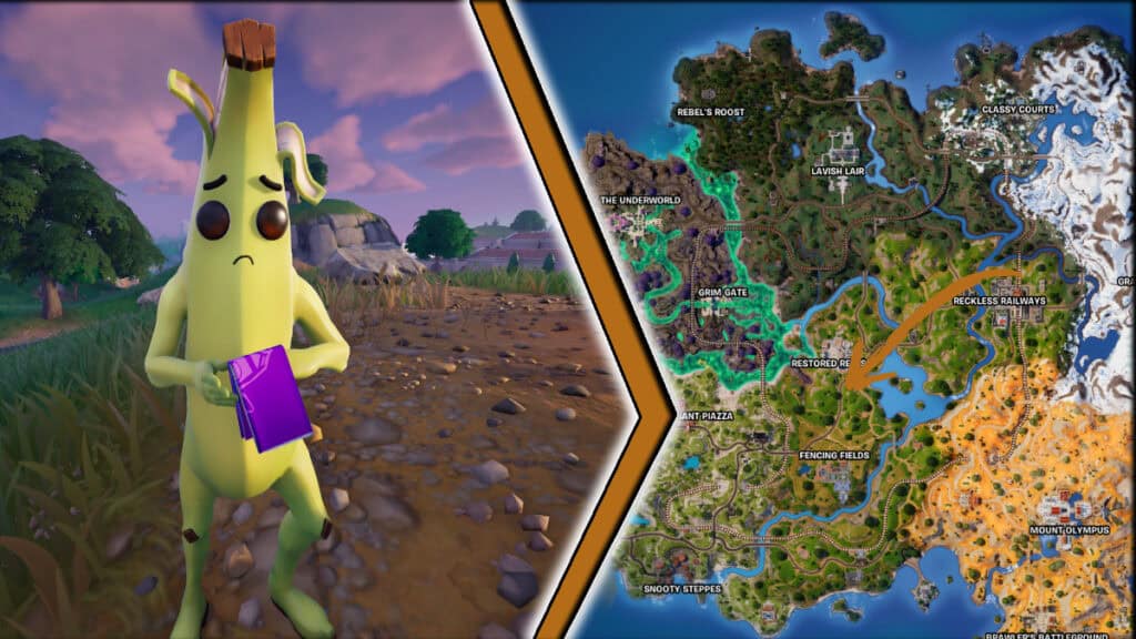 fortnite all npc locations chapter 5 season 2 peely