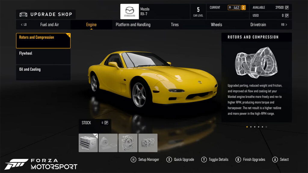 Forza Motorsport adds new Car Progression with the update