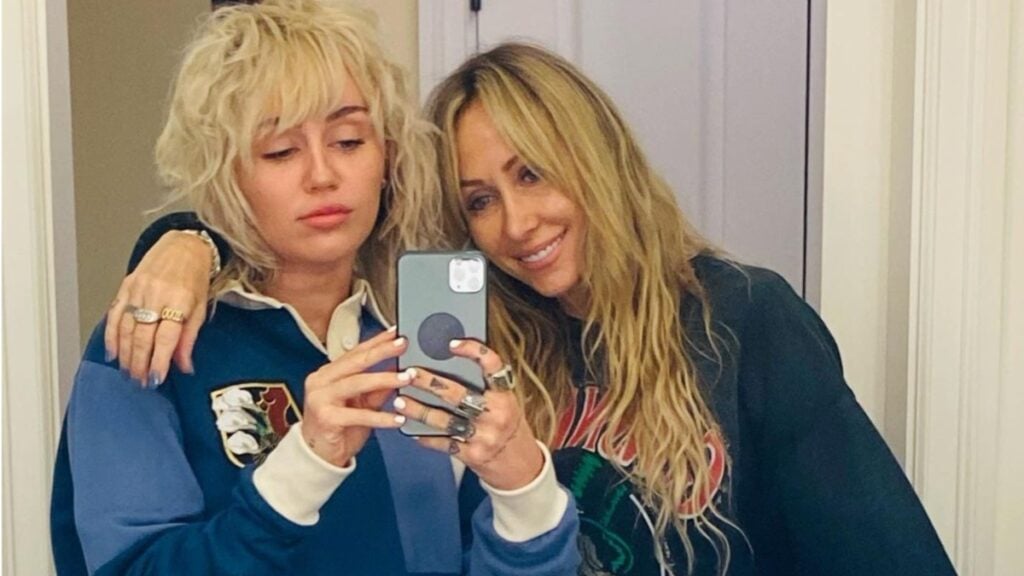 Miley Cyrus and mother Tish Cyrus