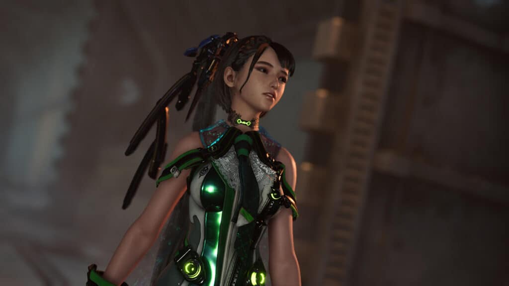 Eve, as she appears in Stellar Blade.