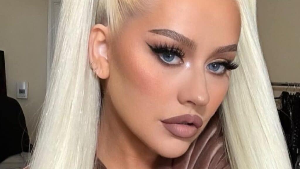 Christina Aguilera close up