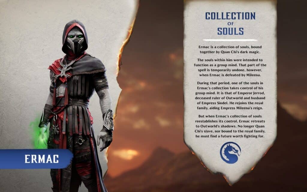 Ermac MK1 Bio