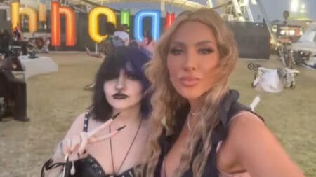 Farrah Abraham and daughter Sophia Abraham at Coachella