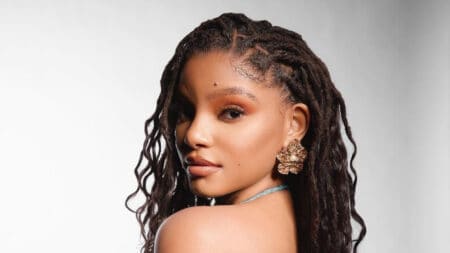 Halle Bailey post-partum body, Halle Bailey in bikini