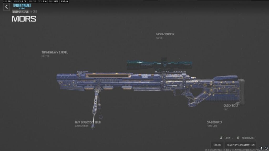 Best MORS Warzone Season 3 loadout