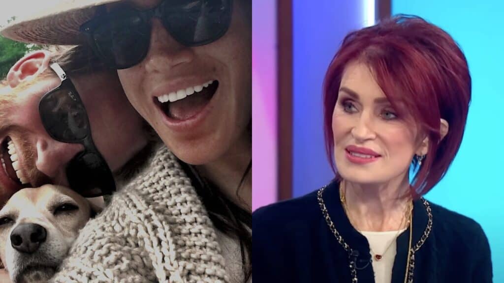 Harry and Meghan and Sharon Osbourne