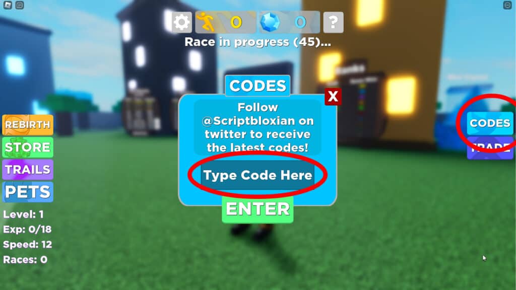 Roblox: Legends of Speed Codes (April 2024)