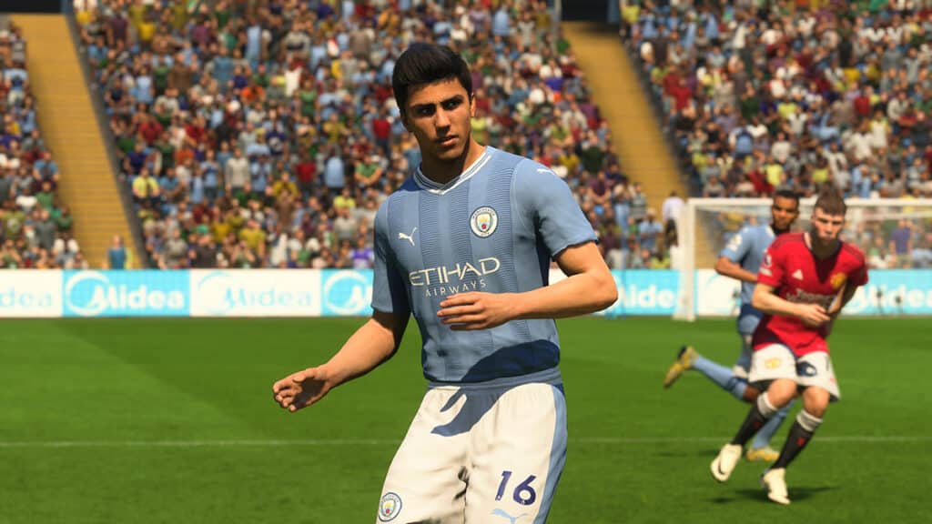 Rodri, as he appears on EA FC 24.