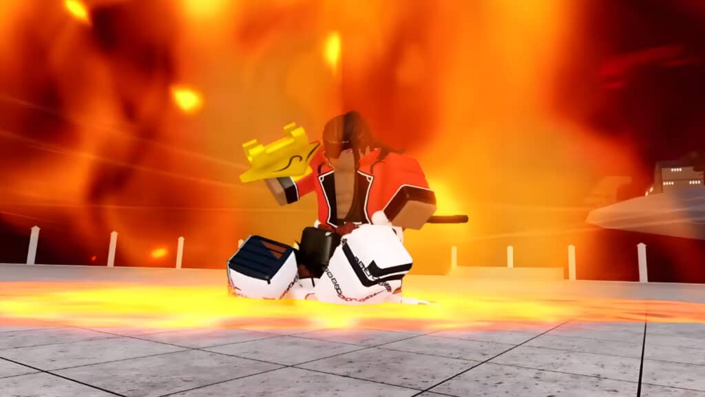 A player executes the Suzumebachi Bankai technique in Type Soul