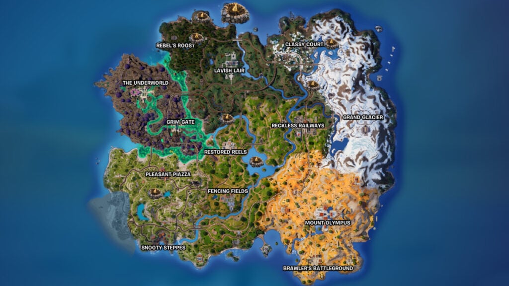 fortnite campfire locations