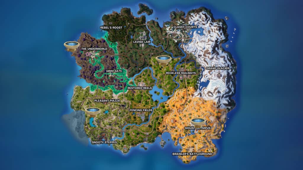 fortnite scrying pool locations